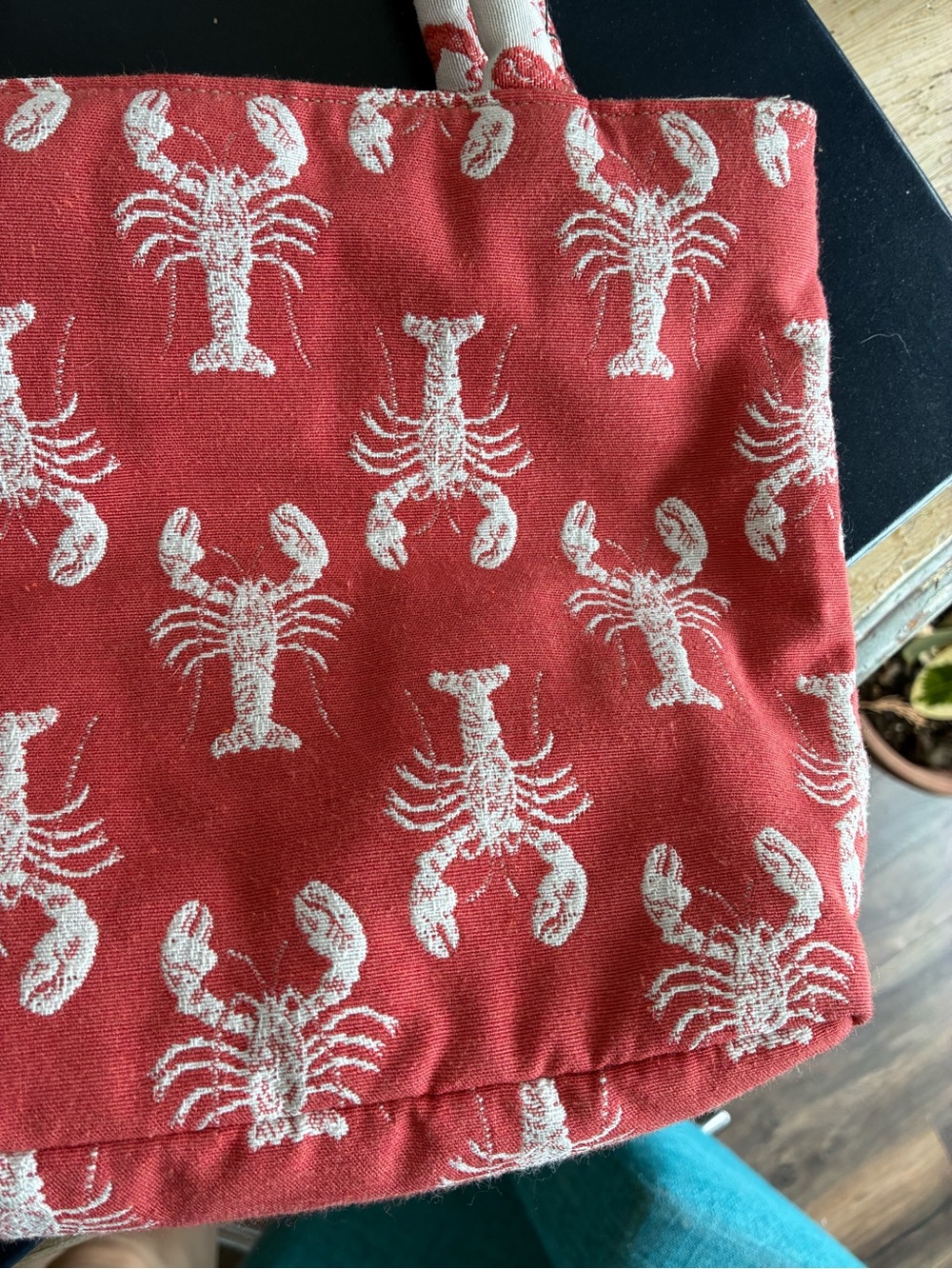 Vintage lobster purse for your cape cod weekend - Picture 3 of 4